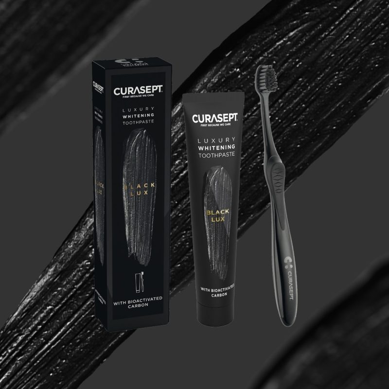 Pack charbon actif Curasept Luxury black