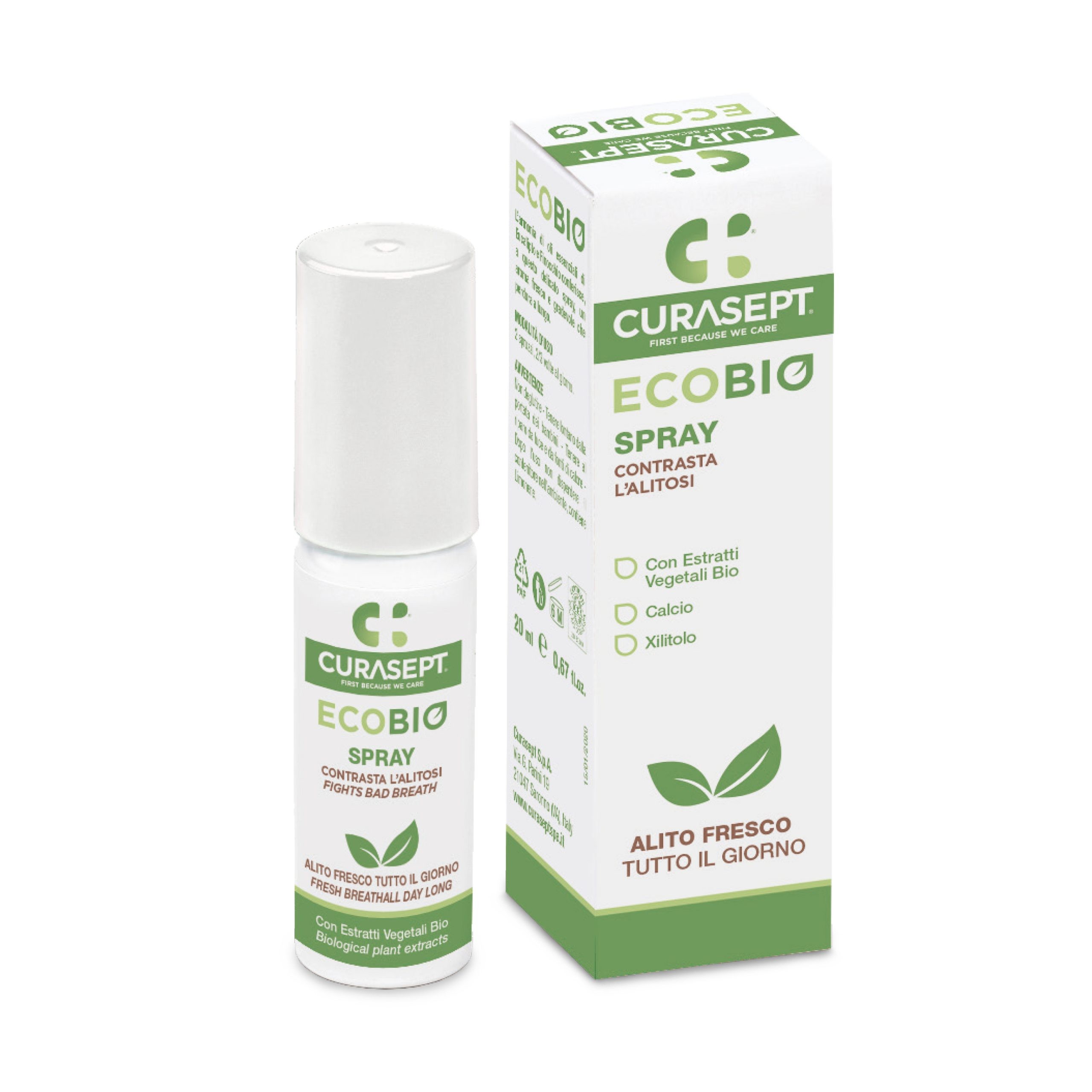 Spray haleine fraiche bio EcoBio Curasept 20mL